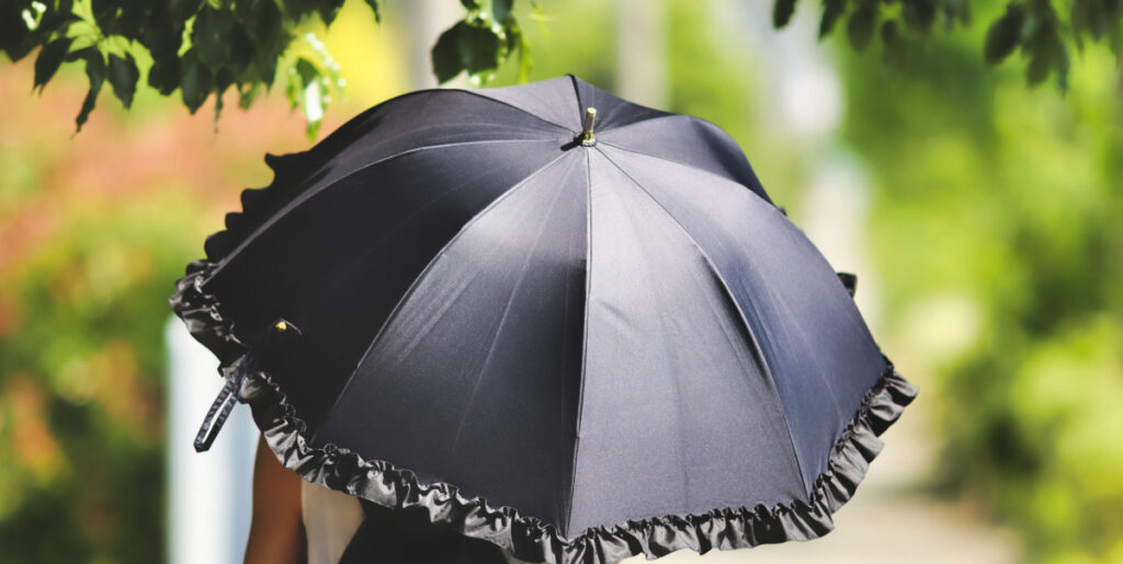 日傘を使用して得られるメリットとは？